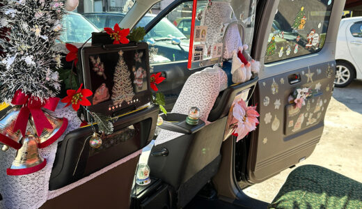 【貸切も可能】勝山タクシーが「サンタ☆タクシー」の運行を開始　12月25日まで