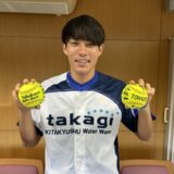スポンサー看板が結んだ縁で2年連続登板　ギラヴァンツ北九州・渡邉颯太「次はストライクを」